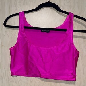 PrettyLittleThing Fuchsia Sleeveless Top